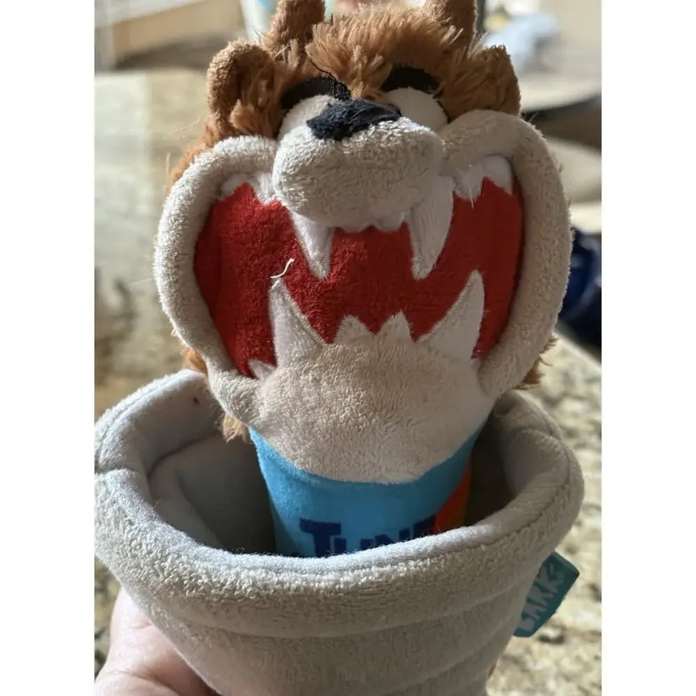 BarkBox Space Jam Taz Tornado Plush Dog Toy Tasmanian Devil BARK 2021 Rare